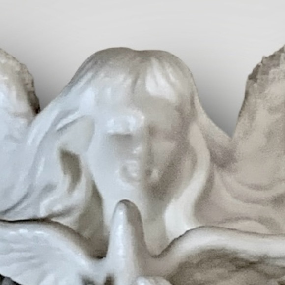 Vintage Guardian Angel Ceramic Figurine Statue 8.5” Tall - Picture 16 of 16